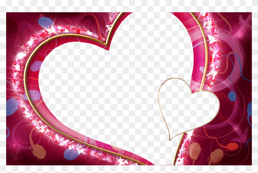 Love Heart Png - Love Heart Frame Png Clipart #86011