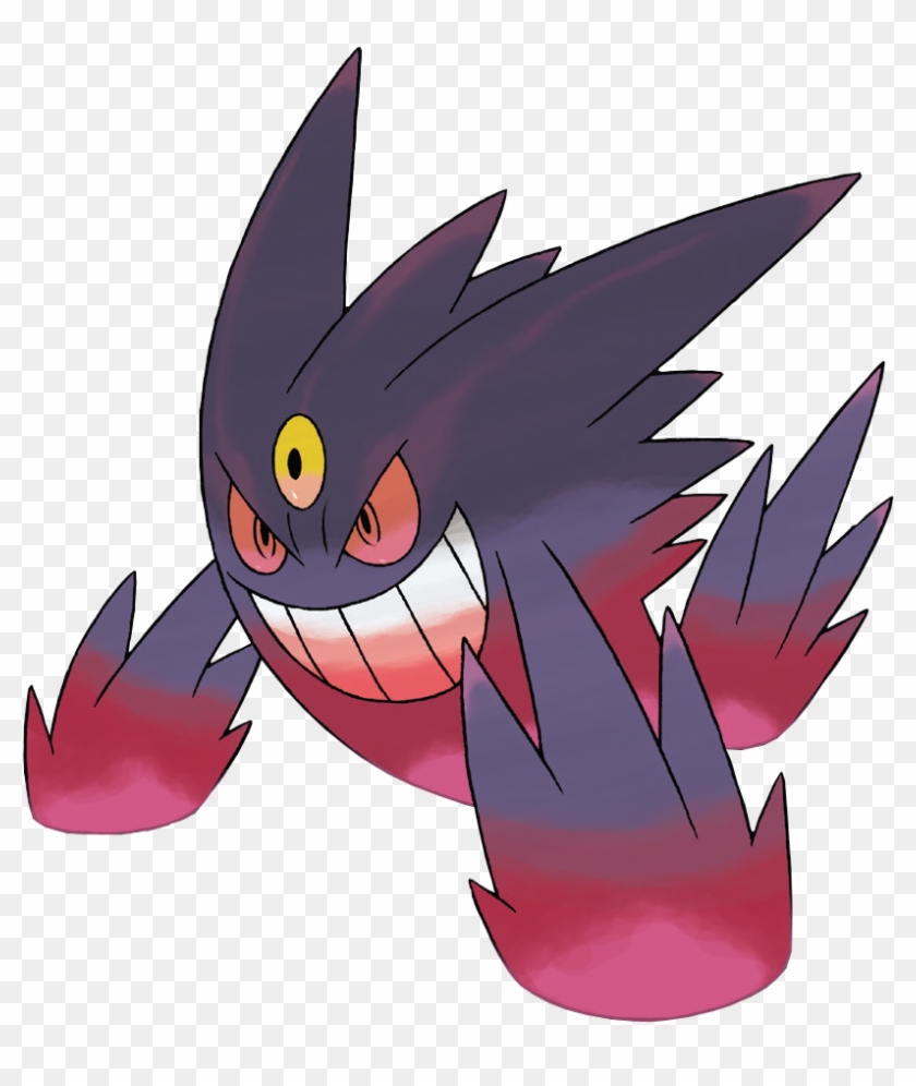 Mega Gengar Png - Mega Gengar Clipart