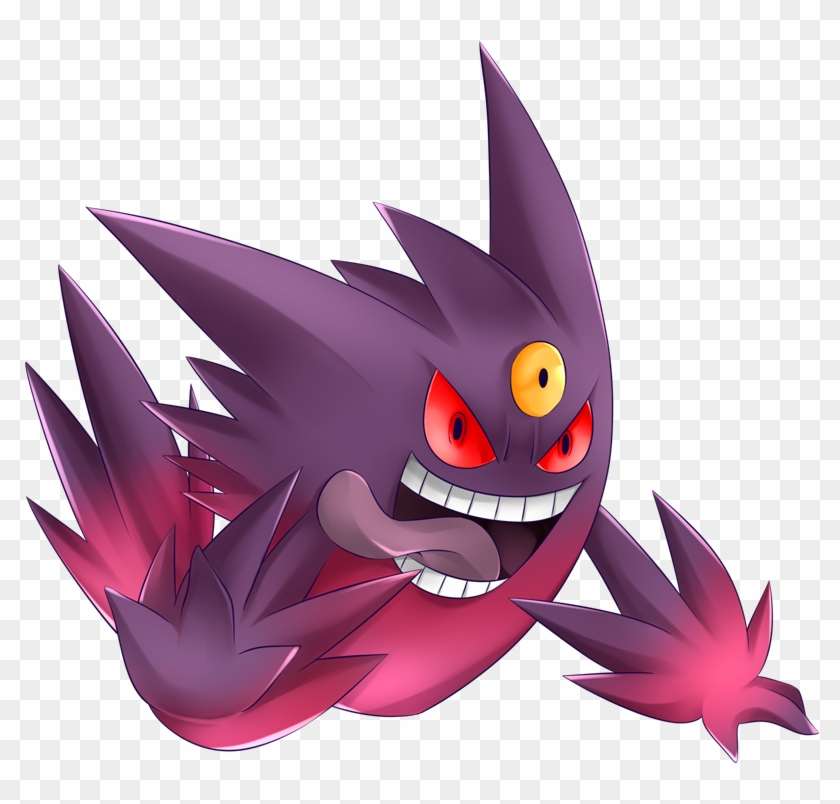 Shiny Mega Gengar - Mega Gengar Clipart