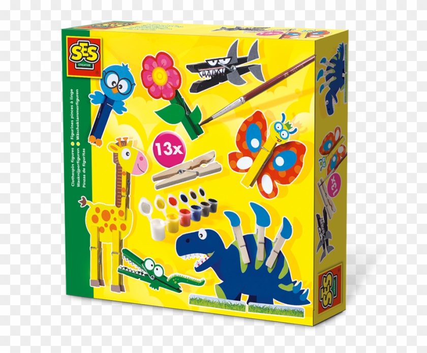 Ses Make Your Own Clothespin Figures - Ses Creative Clipart #86271