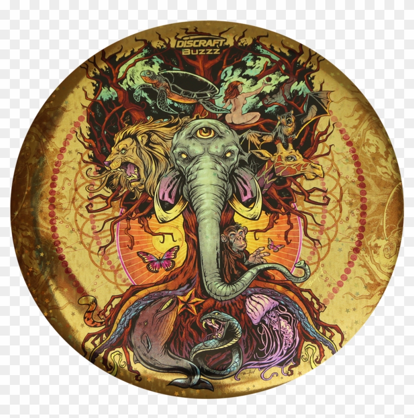 Treeoflife Star 1 - Foil Discraft Buzzz Clipart #86369