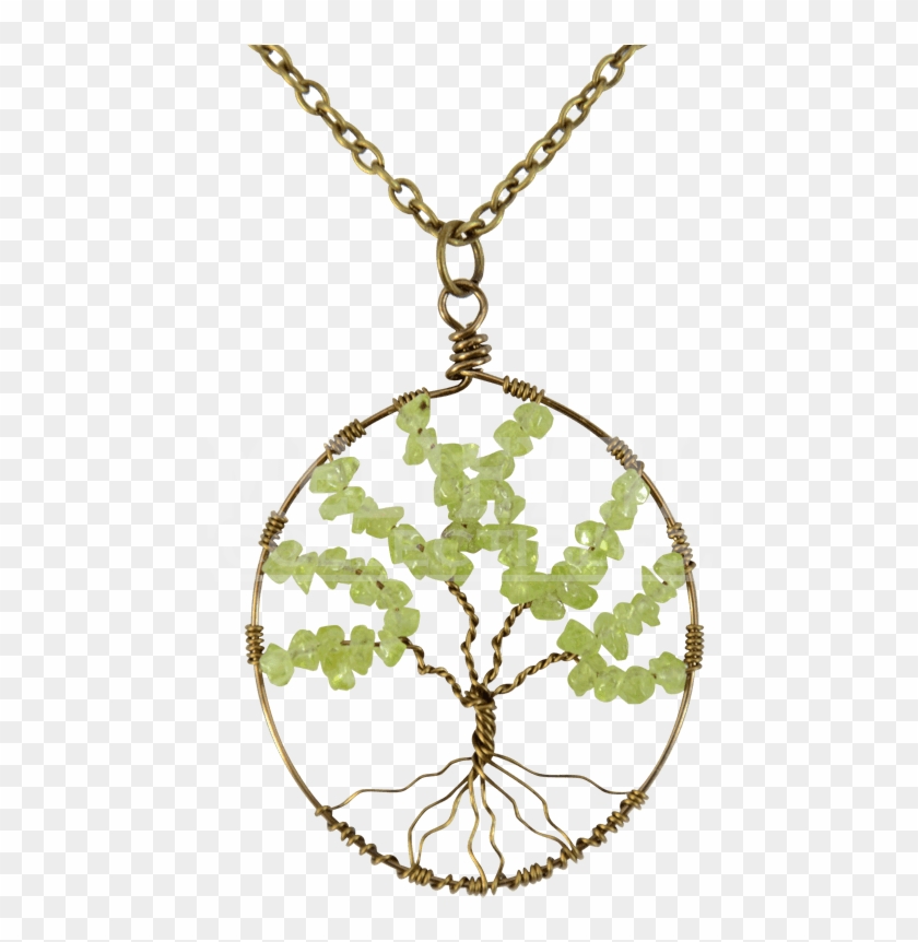 Wire Wrapped Celtic Tree Of Life Necklace - Locket Clipart