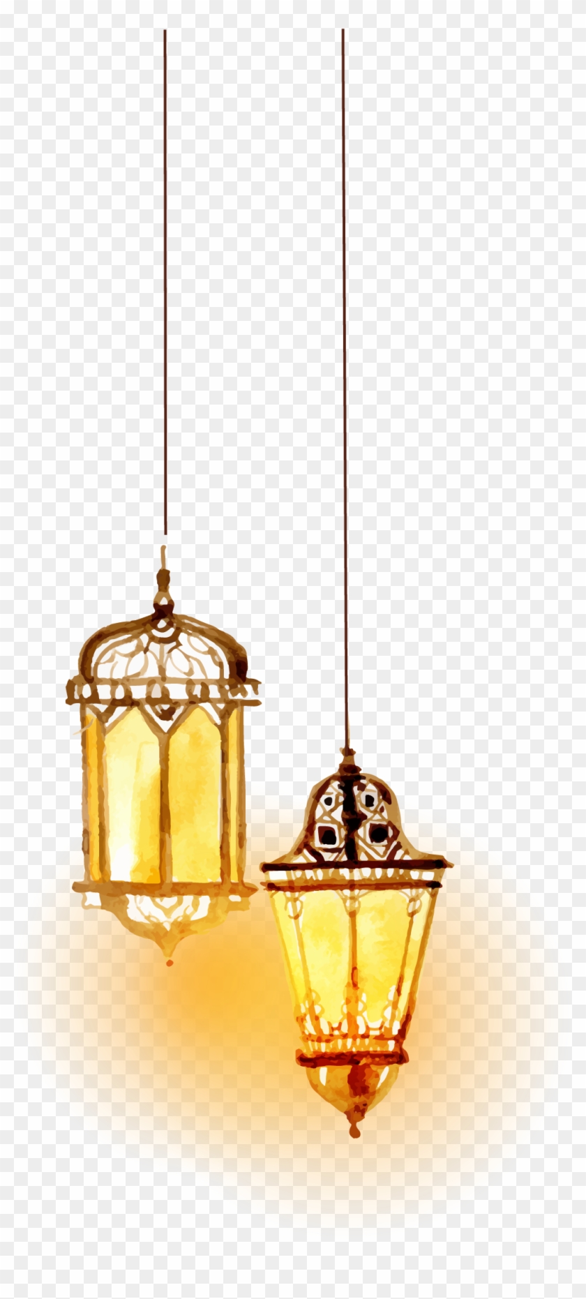 Islamic Lantern Png - Islamic Lamp Light Png Clipart #86693