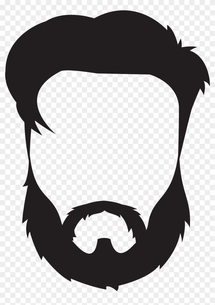 Man Hair Beard Mustache Png Clip Art Image - Beard And Mustache Clipart Transparent Png