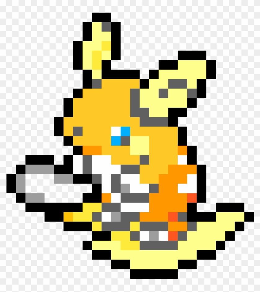 Alolan Raichu - Alolan Raichu Pixel Art Clipart #86918