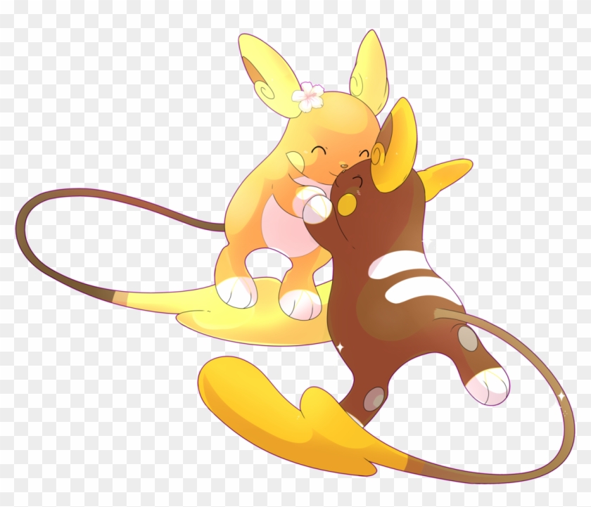 Shiny Alolan Raichu Fanart Clipart