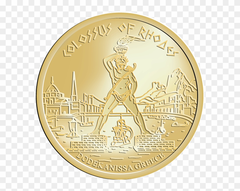 The Colossus Of Rhodes Was A 30 Meter Tall Bronze Statue - Mardasson Bastogne Clipart