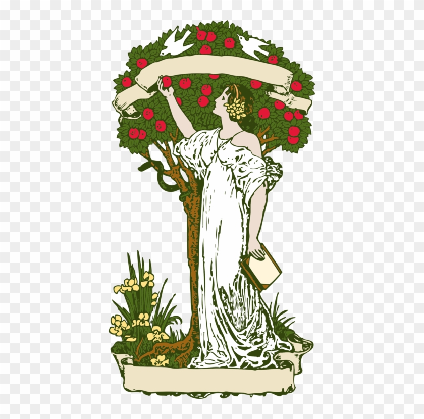 Genesis Tree Of The Knowledge Of Good And Evil Tree - Tree Of Knowledge Svg Clipart