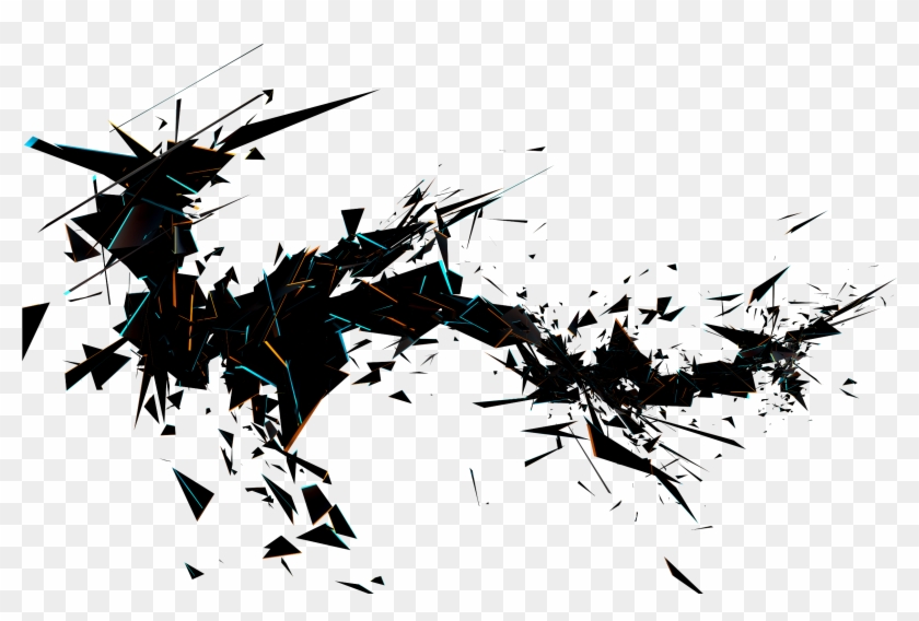 Clipart Renders - Black Abstract Design Png Transparent Png
