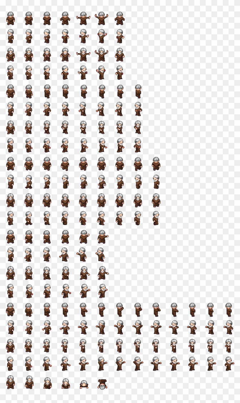 Character - Pixel Art Character Sprite Sheet Clipart