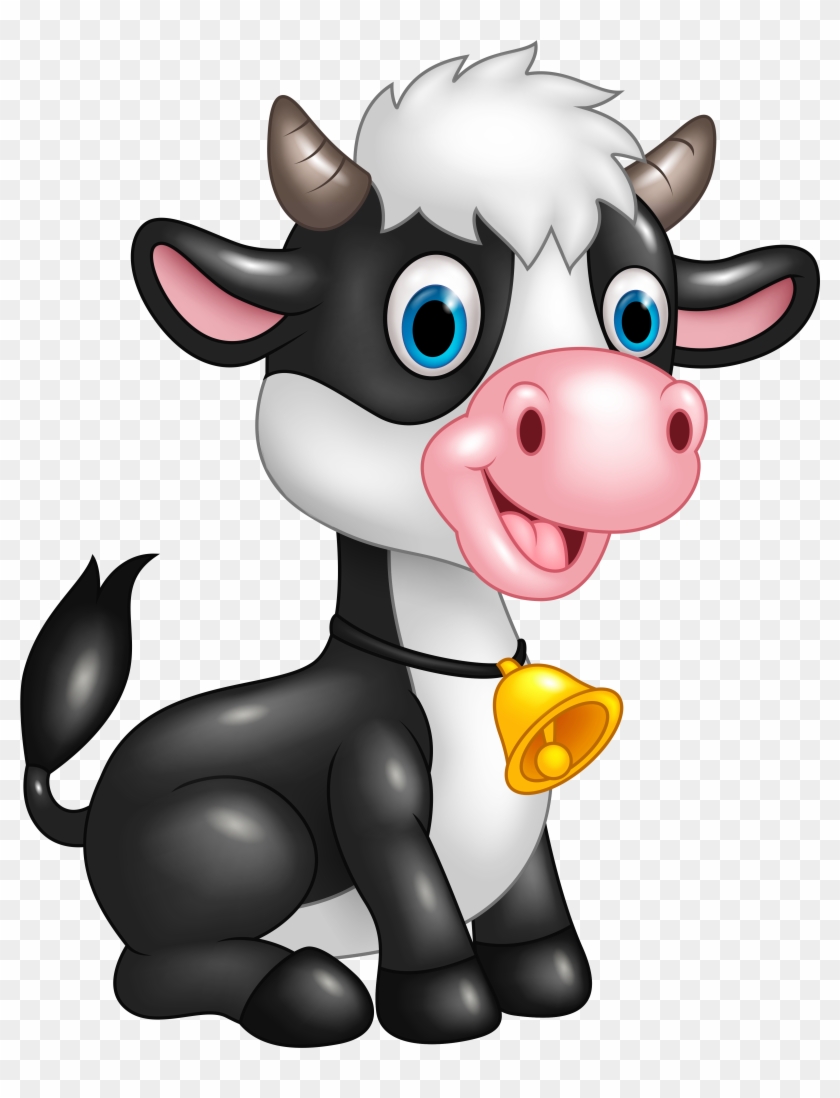 Clipart Png Cow - Cartoon Cow Transparent Background
