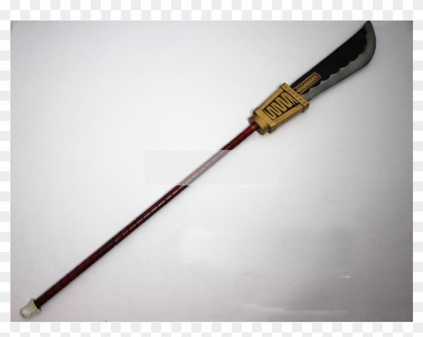 One Piece Whitebeard Replica Weapon Bisento Cosplay - Spear Clipart