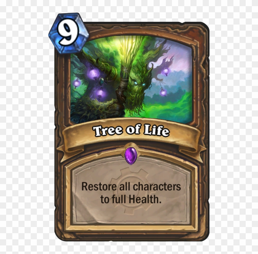 Tree Of Life Card - 0 Mana Cards Hearthstone Clipart #87627