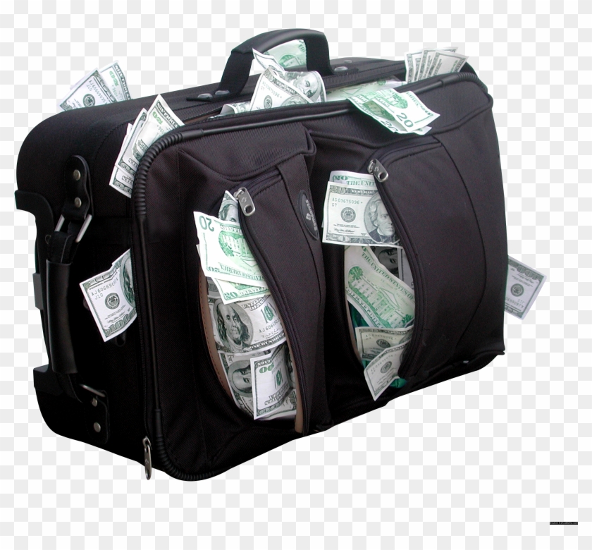 Bag Of Money 1 - Duffel Bag Png With Money Clipart #87631