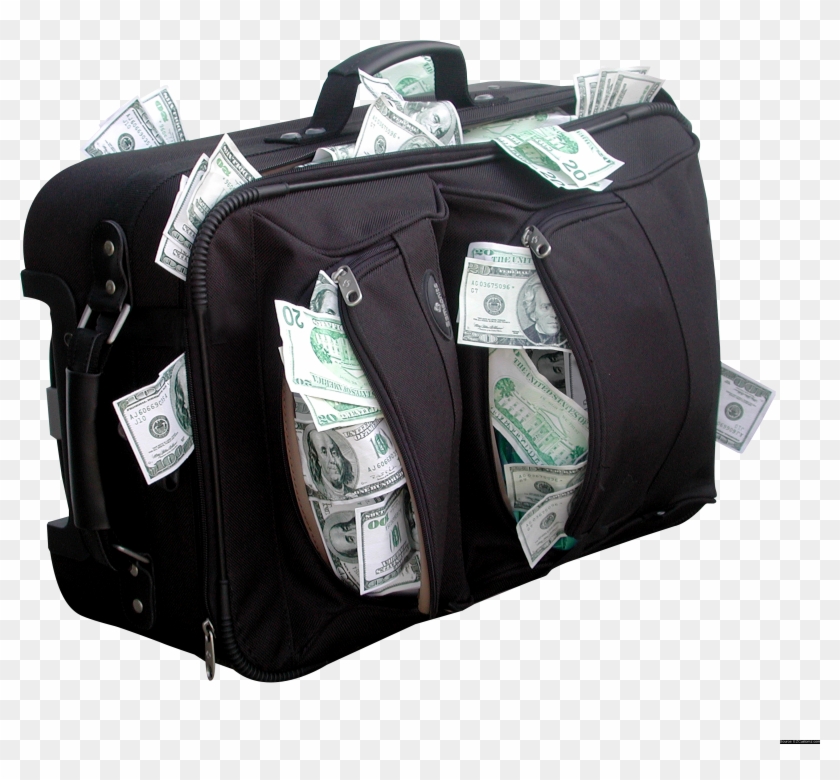 Bag Of Money 1 - Duffel Bag Png With Money Clipart