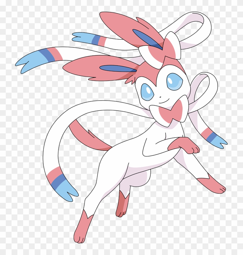 Pokemon Sylveon Is A Fictional Character Of Humans - Sylveon Png Clipart #87650