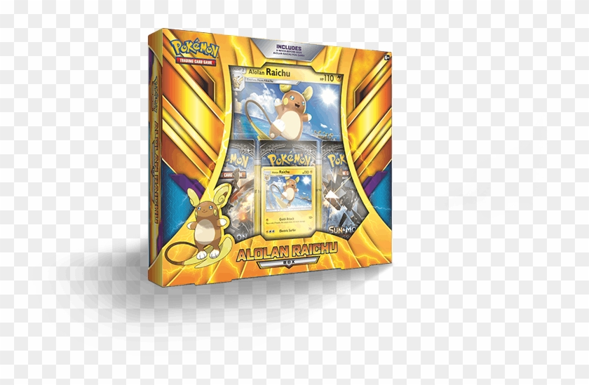 Alolan Raichu Figure Collection - Pokemon Alolan Raichu Box Clipart