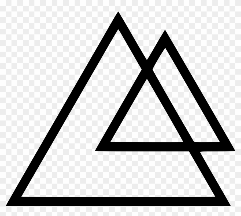Png File Svg - Two Triangle Png Clipart #87727