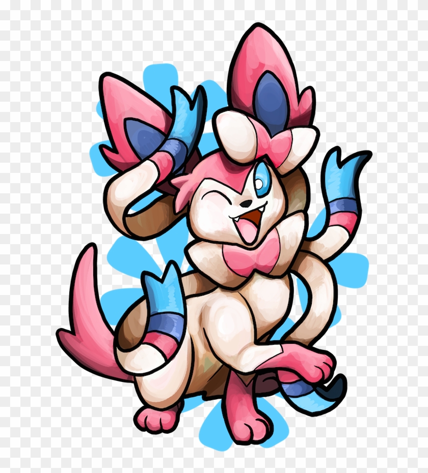 Sylveon - Cartoon Clipart #87852
