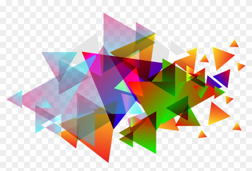 Abstract Triangles Png - Transparent Pattern Png Background Clipart #87897