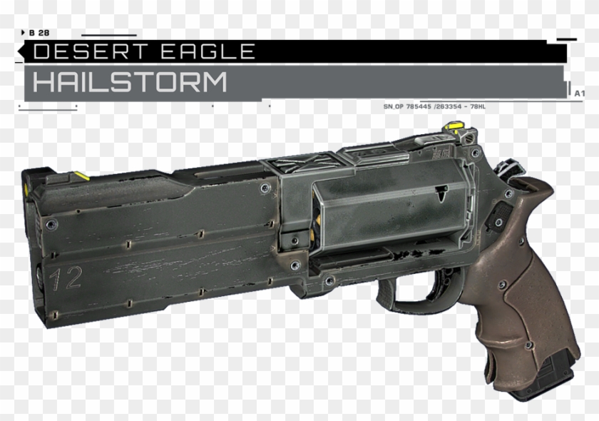 Replaces Desert Eagle With Hailstorm From Call Of Duty - Firearm Clipart #88085