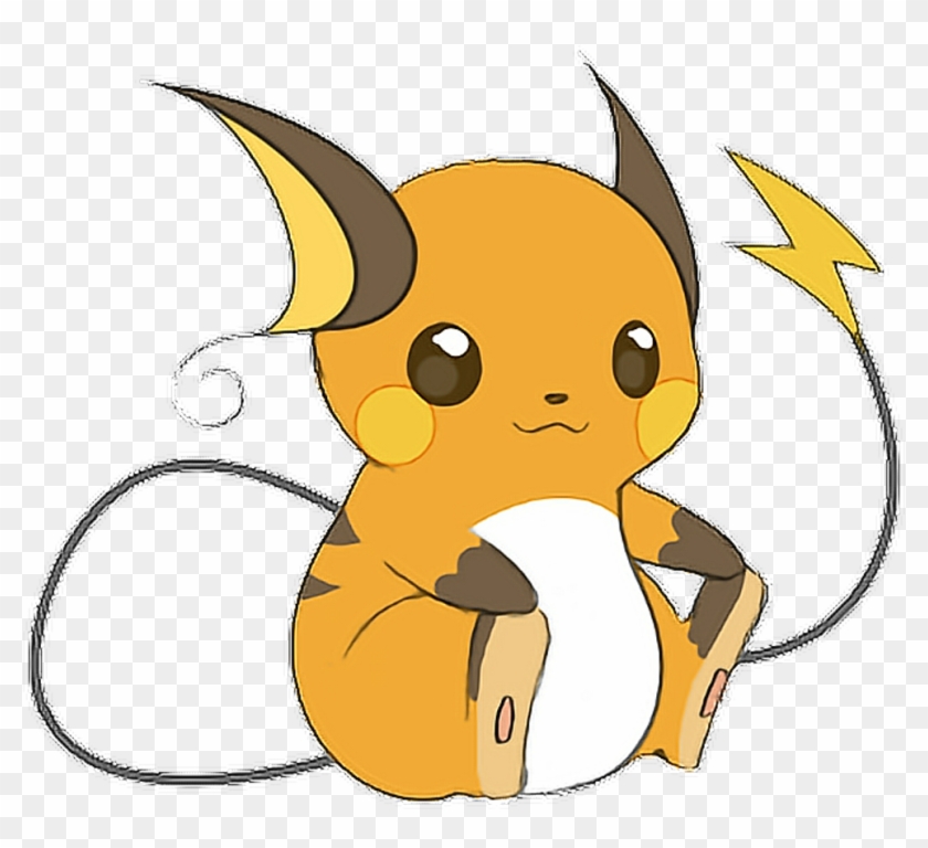 Pokemon Sticker - Raichu Kawaii Clipart