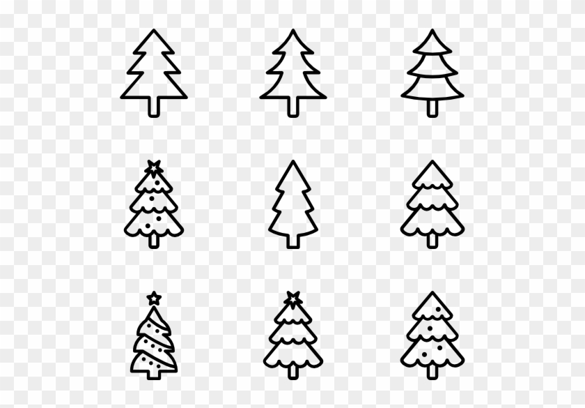 Christmas Tree - Christmas Tree Minimal Png Clipart #88230