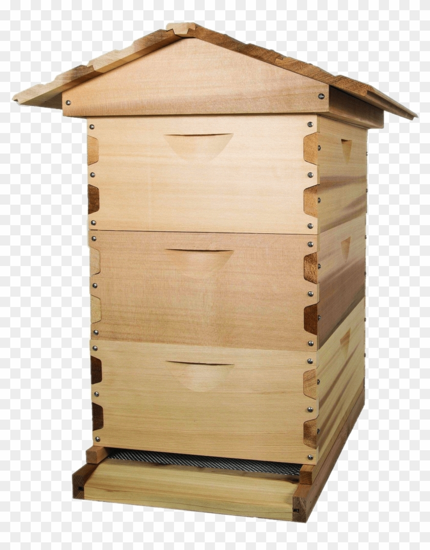 Cedar Wood Beehive - Beehive Clipart #88435