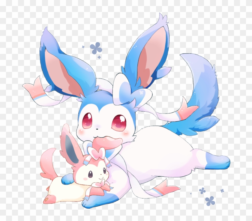 Sylveon Chews On Sylveon Pokemon Shiny Sylveon Human Clipart 88706 Pikpng I...