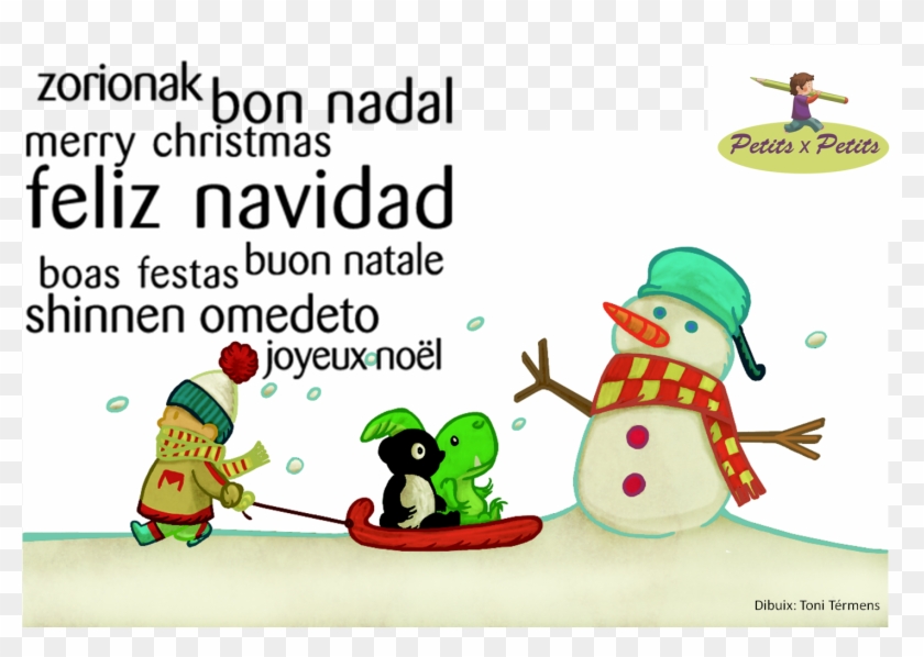 Nadal - Feliz Navidad En Varios Idiomas Clipart