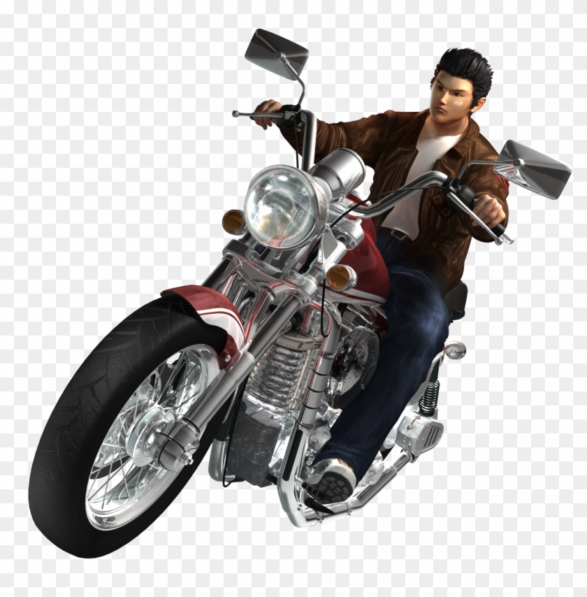 Motorbiker On Motorcycle Png Image, Man On Motorcycle - Ryo Hazuki Clipart #88982