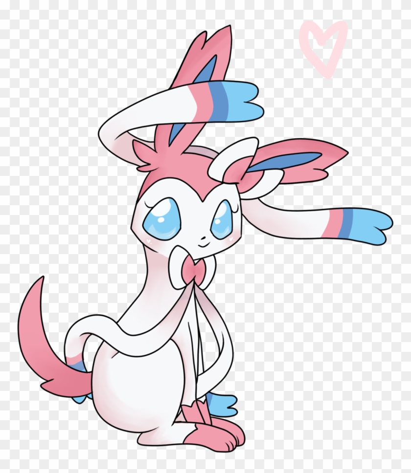 I'm A Big Fan Of The Eevee Family, And There's No Reason - Cute Pokemon Sylveon Coloring Pages Clipart #89287