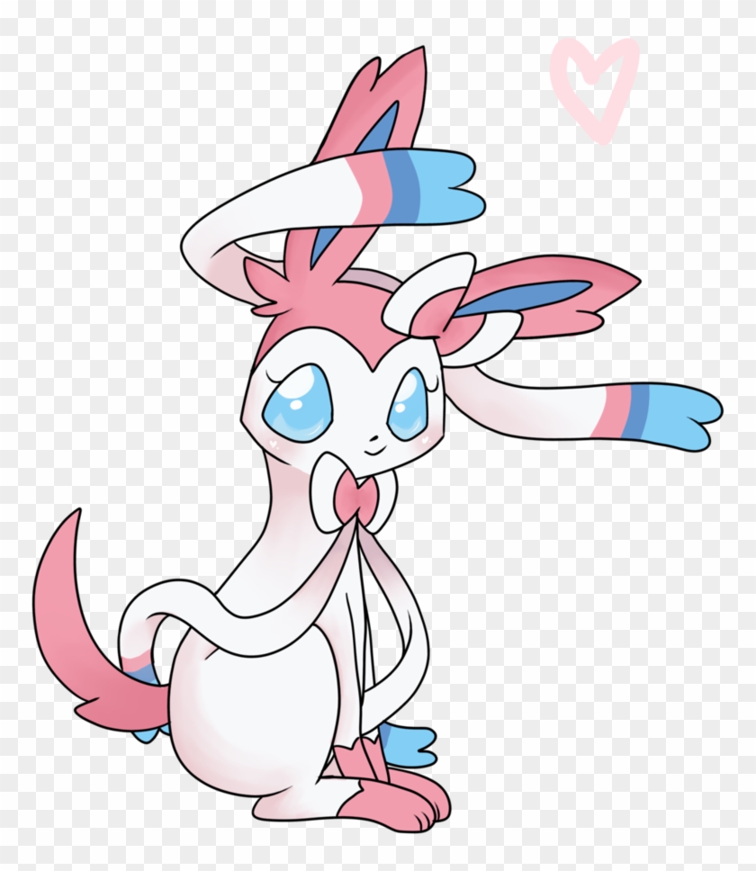 I'm A Big Fan Of The Eevee Family, And There's No Reason - Cute Pokemon Sylveon Coloring Pages Clipart