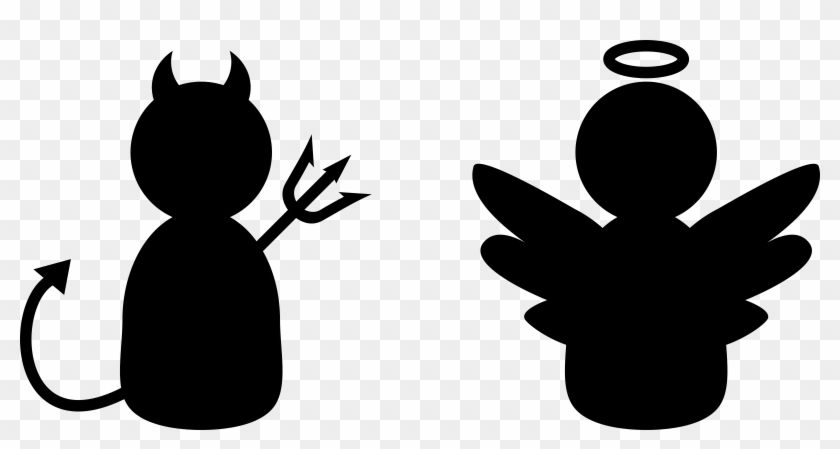 Devil And Angel Clipart - Png Download #89308