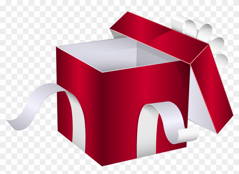 Open Present Box Png - Open Gift Box Png Clipart #89416