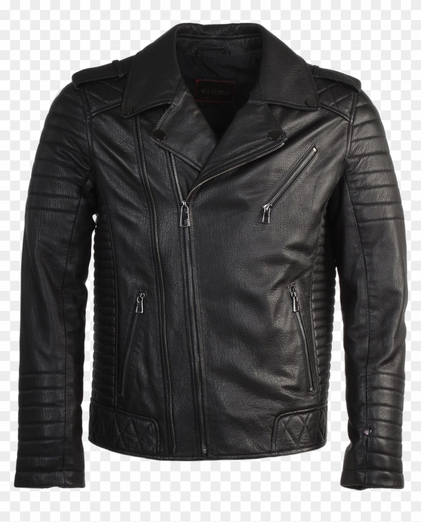Biker Leather Jacket Png Image - Black Leather Jacket Png Clipart