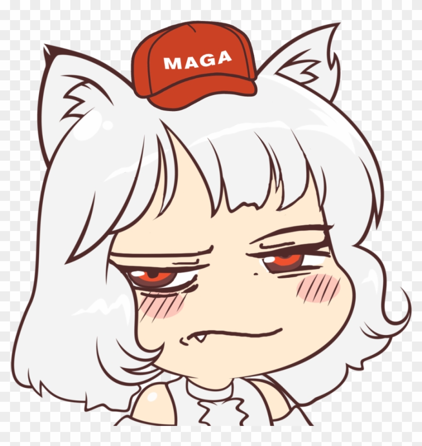 Enough - - Anime Girl Maga Hat Clipart