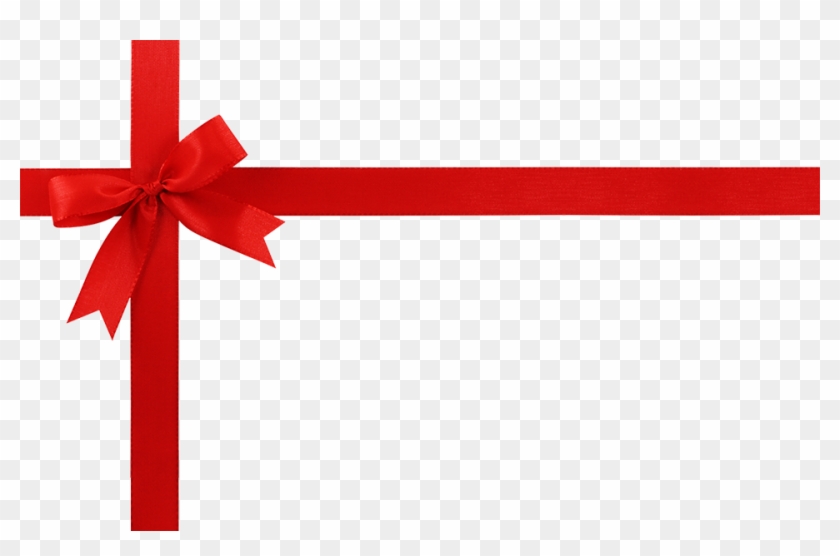 Ribbon Png Banner Black And White - Gift Pack Ribbon Png Clipart