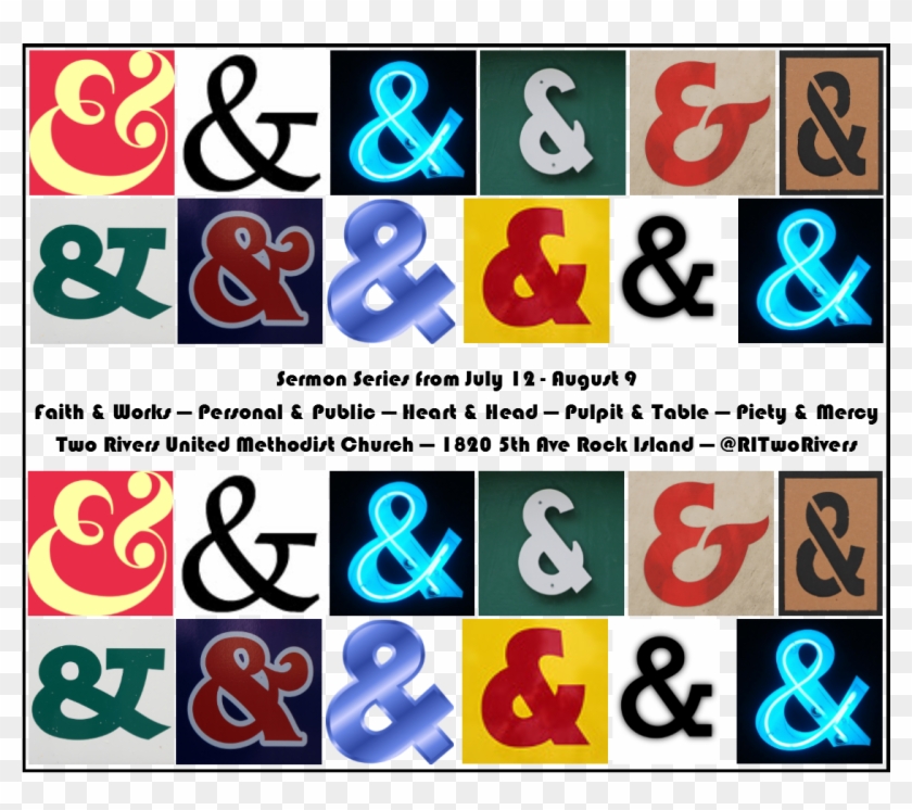 July-aug “ - Ampersand Symbol Clipart #89787