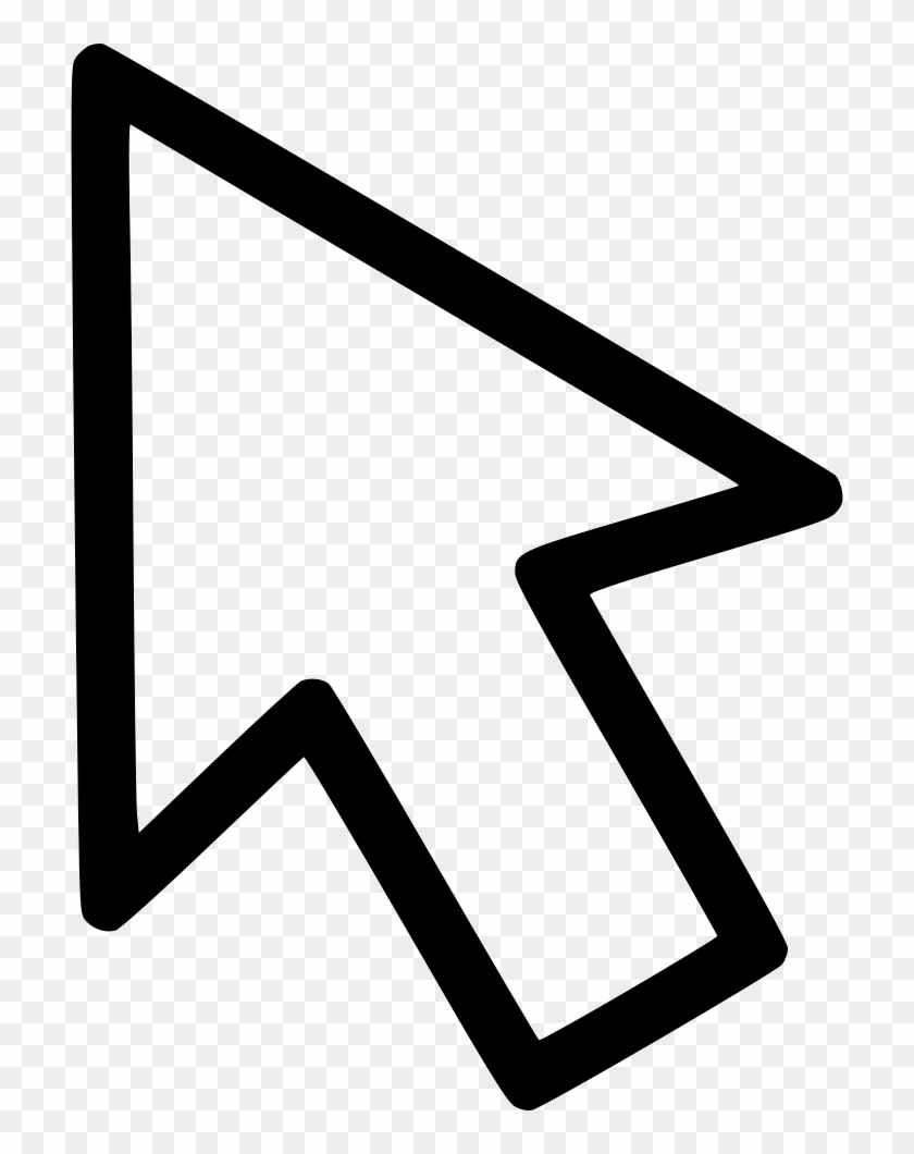 Cursor Svg Windows - Arrow Click Icon Png Clipart