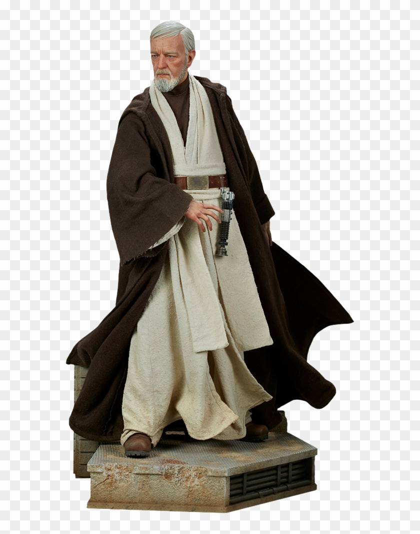 Obi-wan Kenobi Premium Format Statue - Obi Wan Kenobi Statue Clipart #800189