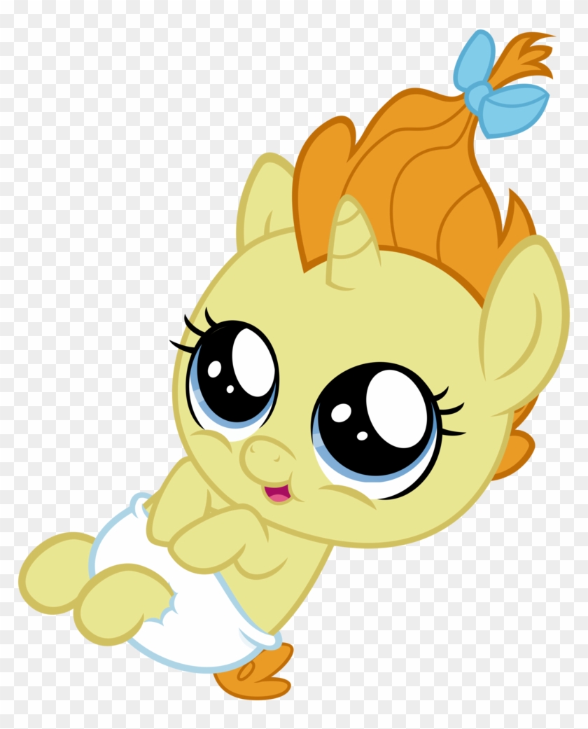 Sollace, Cute, Diaper, Foal, Pony, Pumpkin Cake - Cute My Little Pony Pumpkin Cake Clipart