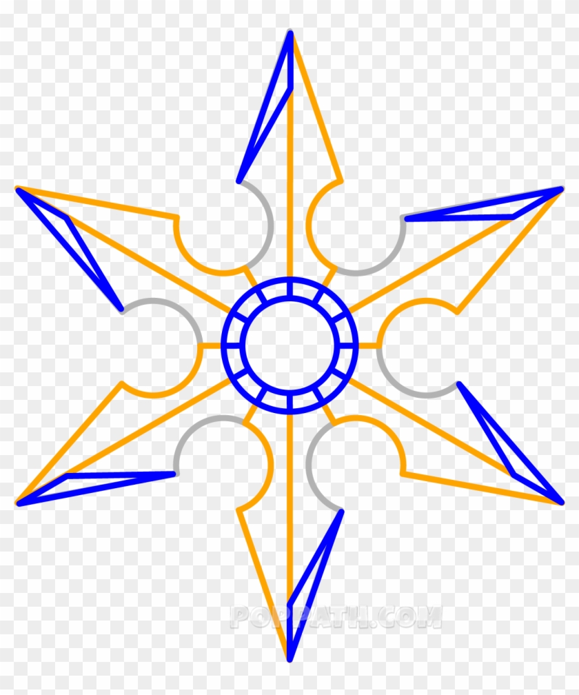 Weapons Shuriken - Circle Clipart