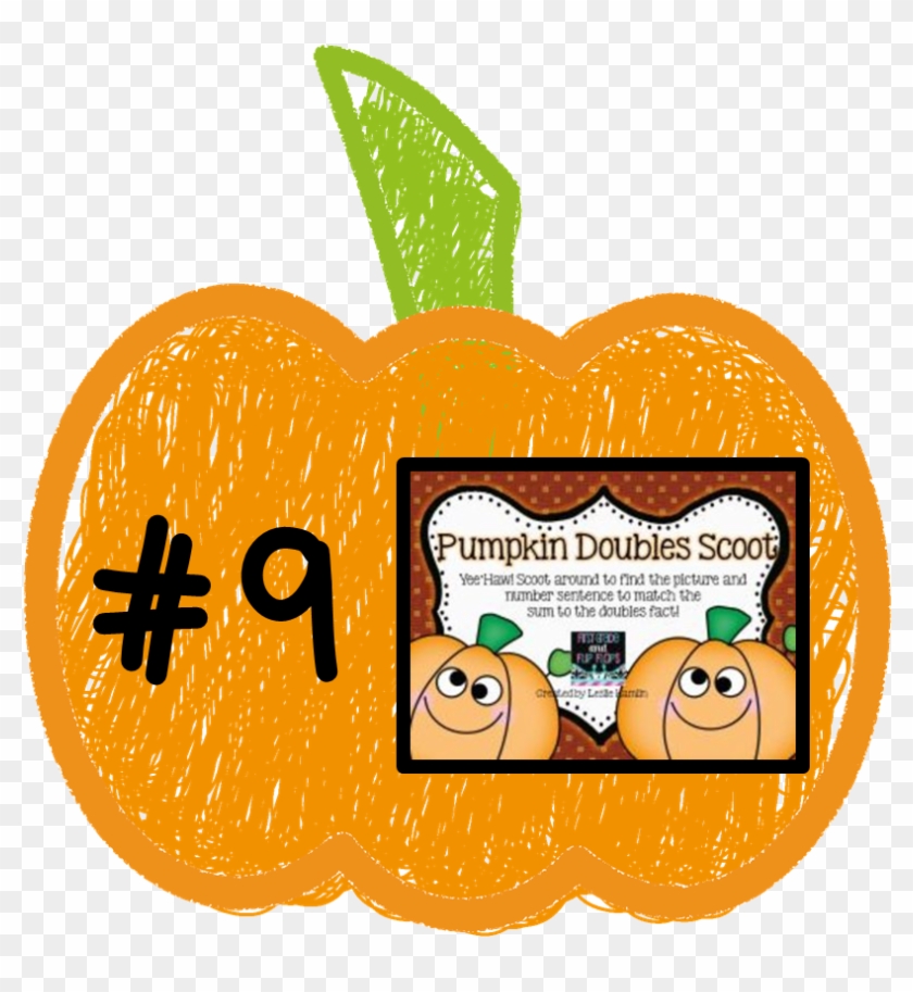 First Grade And Flip Flops Is Seeing Double With This - Pumpkin Clipart #800661