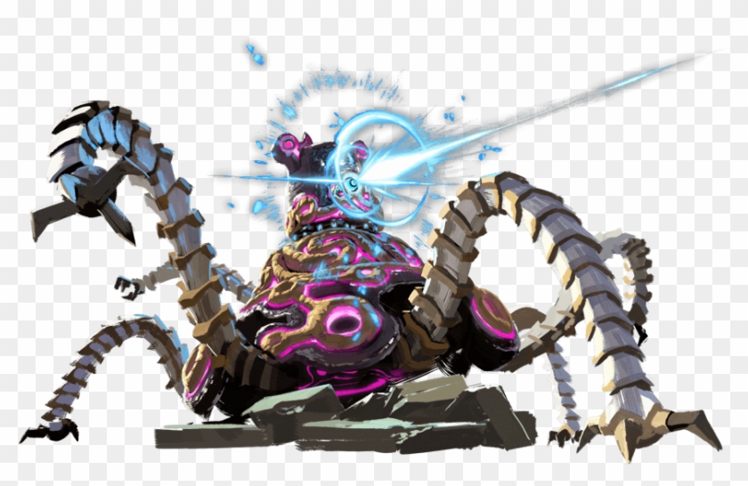 The World Is Filled With Enemies Of All Shapes And - Zelda Breath Of The Wild Gardien Clipart