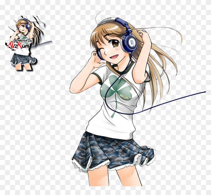Anime Music Girl Png Clipart #800750