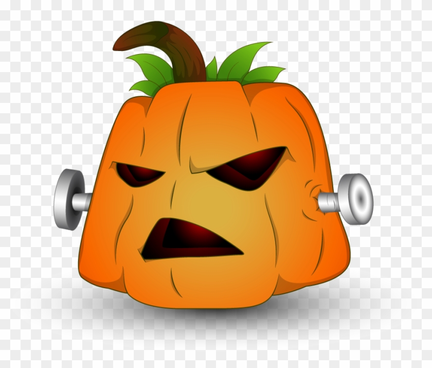 Halloween Frankenshtain Pumpkin Png Picture - Pumpkin Clipart #800786