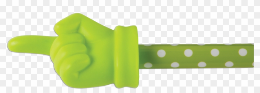Lime Polka Dots Hand Pointer Alternate Image A - Teacher Created Resources Polka Dots Hand Pointer Clipart