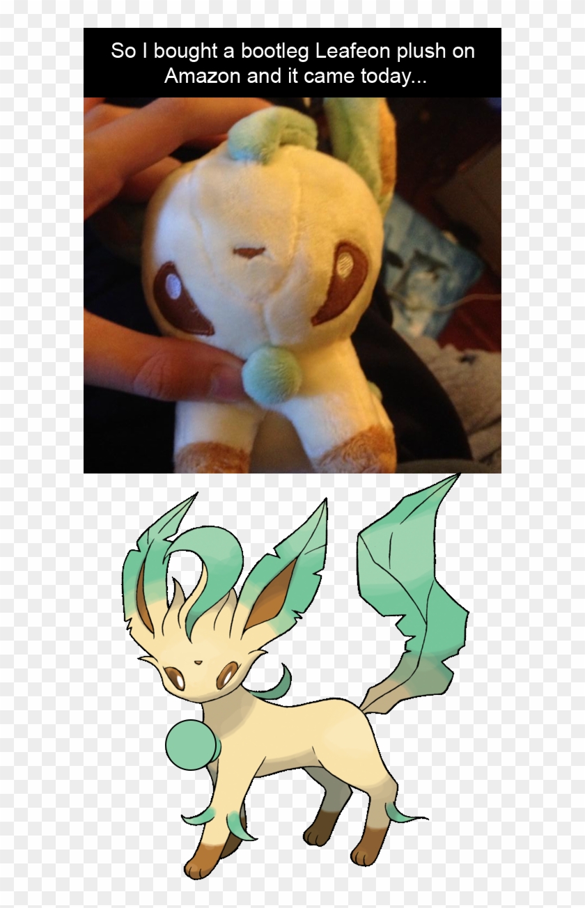 So I Bought A Bootleg Leafeon Plush On Amazon And It - Pokemon Leafeon Memes Clipart #800856