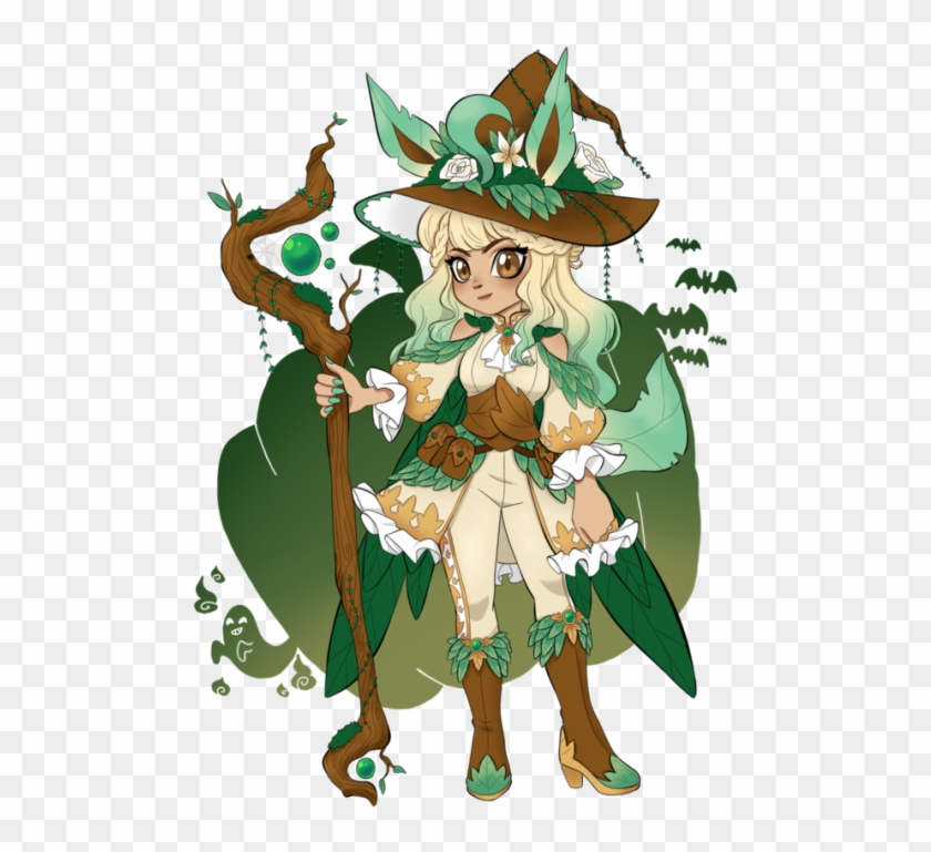 Halloweeveen's Leafeon Is All Done I'm Super Happy - Leafeon Gijinka Clipart